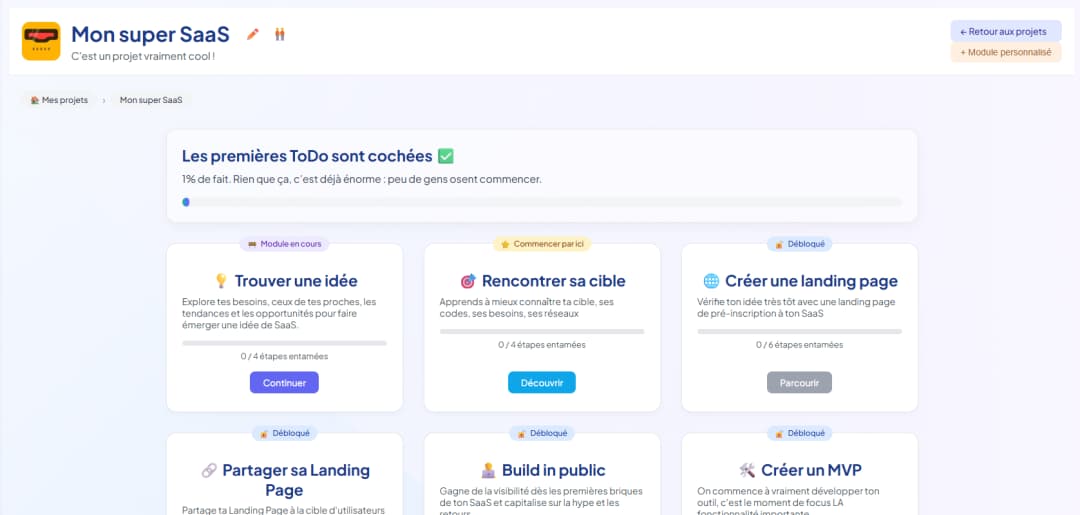 SaaS Path Dashboard